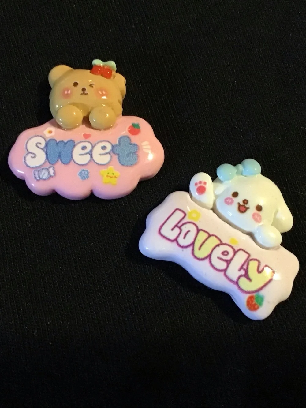 Cute Multicolor mini magnet set- Honey, Sweet, Happy, Lovely